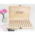 Wooden Essential Oil Bottle Storage case 2ml 77 bottles Storage Box